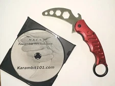Aluminum Knife Training Karambit FOX Style Knives instruction DVD video