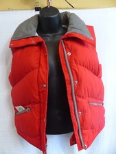 Vintage The North Face Down Puffer Vest brown tag Women's Size M USA