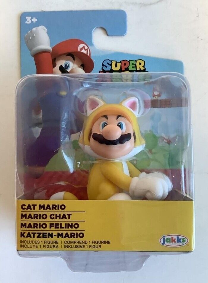 World of Nintendo 91424 2.5 Cat Mario Action Figure for sale online