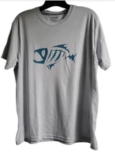 NWT G Loomis Tech Tee Short Sleeve Technical T-Shirt Pearl Gray Size Small