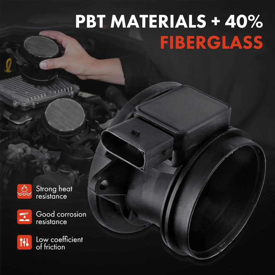 Conjunto de sensor de flujo de aire de masa para Mercedes-Benz W203 C230 2003-2005 L4 1,8 L DOHC Foto 3 de 4