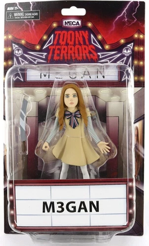 M3GAN Doll Toony Terrors Ver. Amie Donald as Megan Action Figure NECA