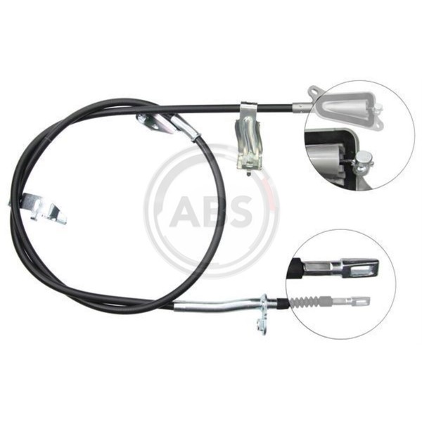A.B.S. Handbremsseil Bremsseil Links FüR Nissan Primera Kombi WP12 P12-image