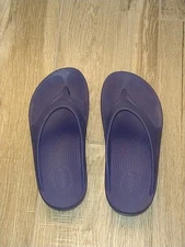 Oofos Sandal Sandals Flip Flops Navy Blue Mens 9 Women 11 EU42