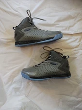 AND1 Mens Sneakers US Size 7 Tip Off Basketball Shoes Non-Marking Blue Grey