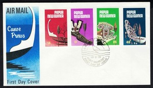 Papua New Guinea Scott 495 - 498 in Used FDC Condition