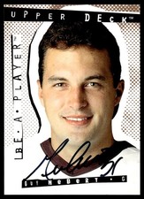 1994-95 Upper Deck Be a Player Autographs Guy Hebert Auto Anaheim Mighty Ducks
