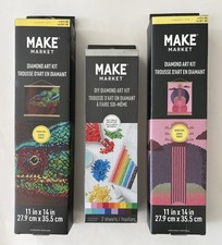 MAKE MARKET, DIAMOND ART KIT  3 Pack 