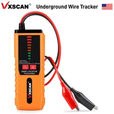 VXSCAN F04 Underground Cable Locator Wire Tracer With Earphone Cable Tester Tool
