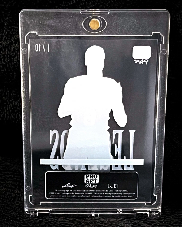 2023 JULIUS ERVING "DR.J" • AUTÓGRAFO 1/10 • LEAF PRO SET LEYENDAS Foto 3 de 3