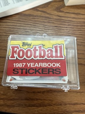 1987 topps football album stickers complete set payton marino elway-combine Ship