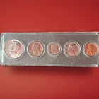 SILVER Kennedy Half 1965 Birth Year Coin Set In Whitman Case Uncirculated