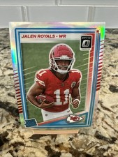 2025 Donruss Optic- Rated Rookie Jalen Royals #251 Optic Holo Prizm RC