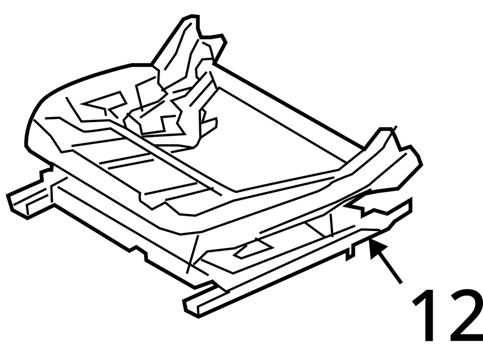 2018-2023 BMW M550 XI FRONT RIGHT SEAT UPPER BACK CUSHION W/HEADREST BLACK NAPPA - Imagem 4 de 4