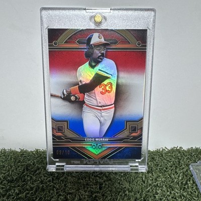 2024 Topps Triple Threads Eddie Murray Orioles RED WHITE BLUE & RWB /10 HOF