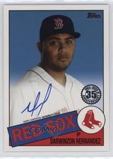 2020 Topps 1985 Baseball Series 2 Darwinzon Hernandez #85A-DHA Auto qp4