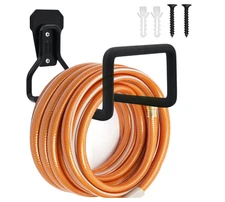 Heavy Duty Garden Hose Holder Wall Mount Water Hose Reel Storage for Outdoor