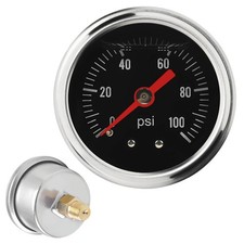 Universal Manual Inline Fuel Pressure Regulator Gauge Liquid Filled 0-100psi... Universal Manual Inline Fuel Pressure Regulator Gauge Liquid Filled 0-100psi...