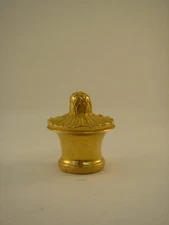 Share Pair of Gold Plated Lamp Finials - Pineapple