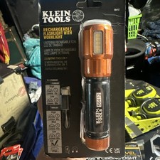 Klein Tools 56412 Rechargeable LED Flashlight with Worklight
