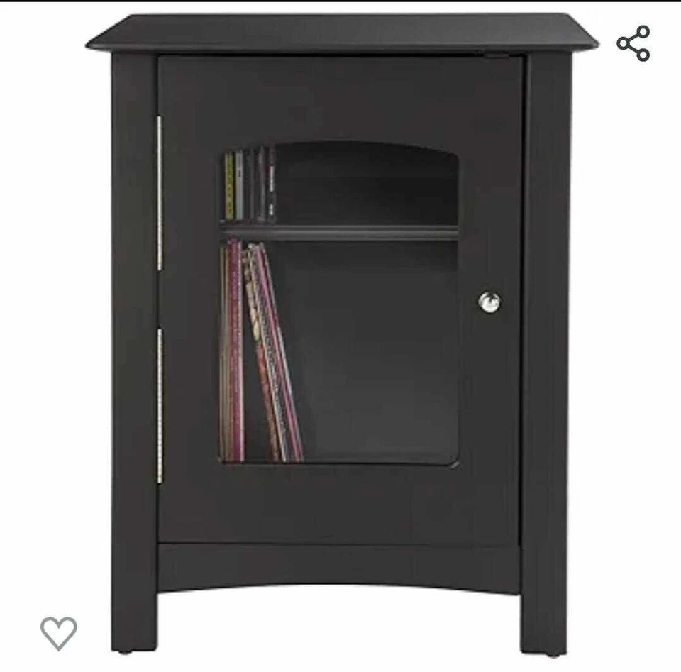 Crosley Bardstown Entertainment Center Stand, Black — 第 3/4 张图片