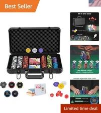 Complete Poker Set for Texas Holdem & Blackjack