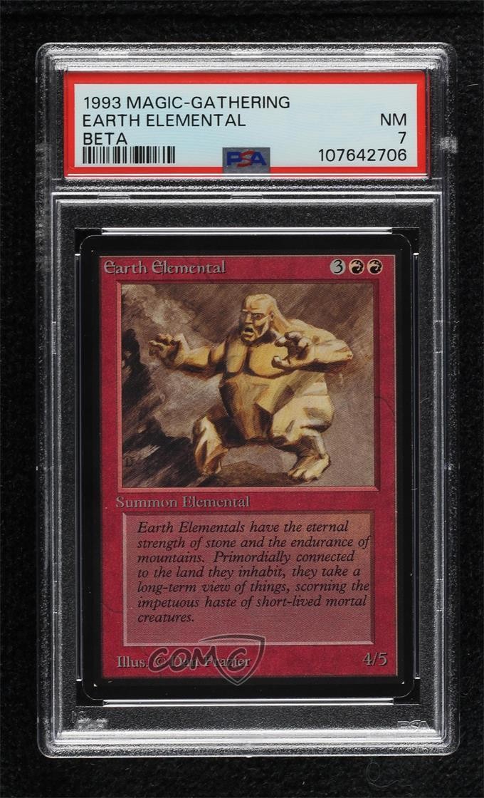 Earth Elemental Magic: Limited Edition Beta PSA 7 1993