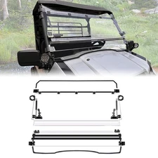CPOWACE  3-IN-1 Scratch Resistant Windscreen for Kawasaki Mule PRO-MX