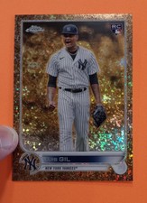 LUIS GIL💥 (SP /50) 2022 Topps Chrome Gilded Collection RC ROOKIE - NY Yankees
