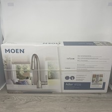 Moen 87233 Adler Chrome High Arc Pull Down Kitchen Sink Water Pipe Tap Faucet