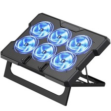 Laptop Cooling Pad, Laptop Cooler with 6 Quiet Fans Up to 17.3 Inch Heavy Not...