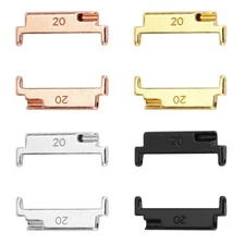 1 Pair Metal Watch Band Adapter 20 To 22mm Watch Strap Connection Adapter