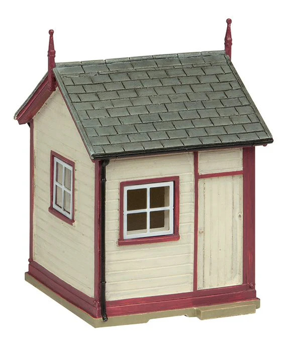 Scenecraft 44-0178M GCR Lamp Hut Maroon and Cream