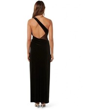 Forever New Dress "Lainey" Velvet One Shoulder Gown. Size 10. Formal Dress