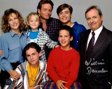 William Daniels Autographed Boy. Meets World 8x10 Cast Photo