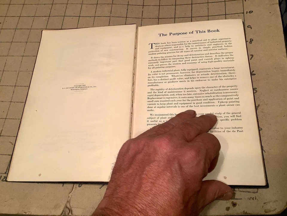 1923 DuPont Principals Practices up Keep Painting Paint Chip Book Old Vtg 1st Ed - Image 4 of 4