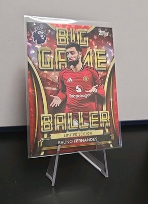 Topps PL 2025-26 BGB 3 Bruno Fernandes Big Game Baller Limited Edition