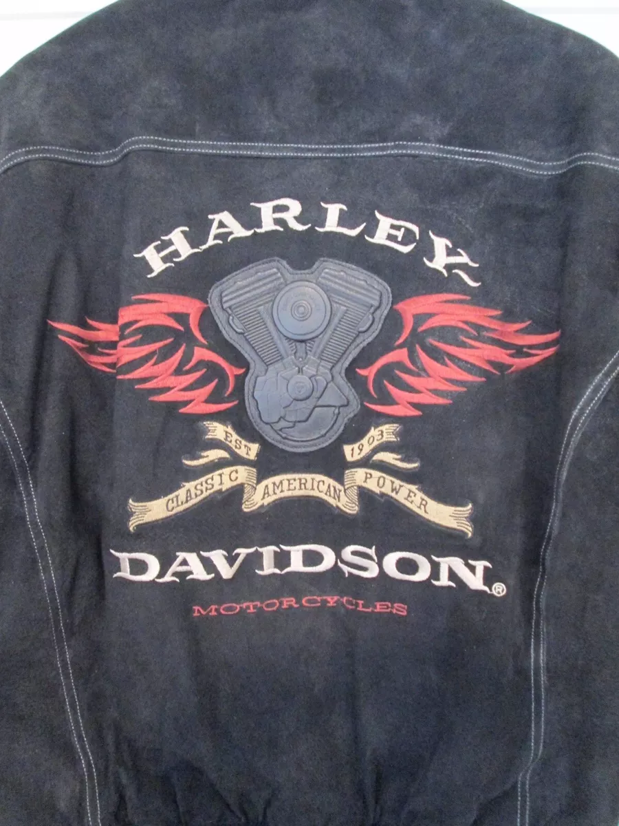 Harley davidson hotsell suede jacket