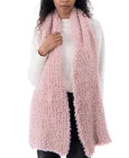 I.N.C. International Concepts Women's Faux-Fur Scarf in Blush, ONE SIZE