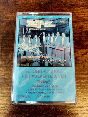 GRUPO ZAAZ DE VICTOR HUGO RUIZ CASSETTE*POR VOLVERTE A VER*1989 FREDDIE*ORIGINAL