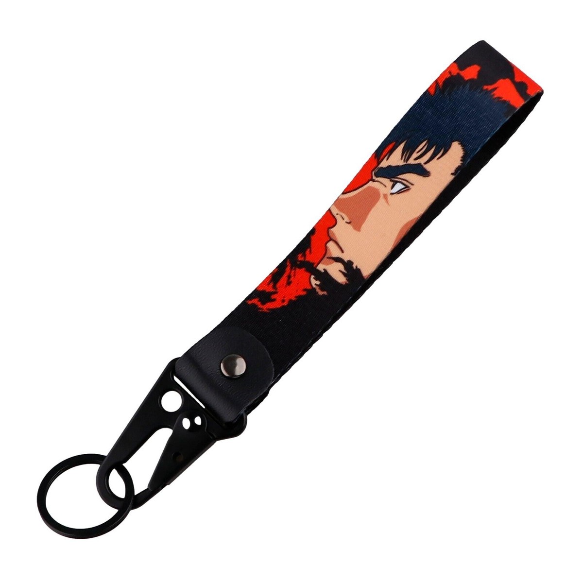 Berserk Anime Manga Guts Griffith Lanyard Wrist Strap Hook Key Tag