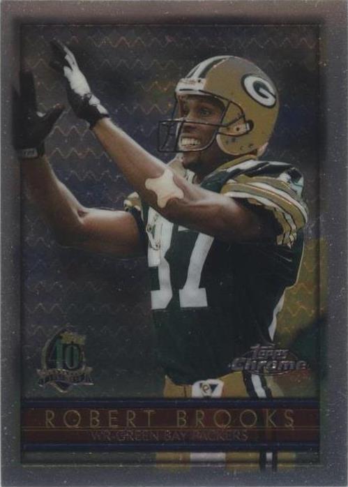 1996 Topps Chrome Robert Brooks #3 - 1 of 2