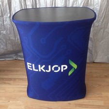 Rectangle Portable Fabric display Promotion Counter Kiosk Exhibition Counter 