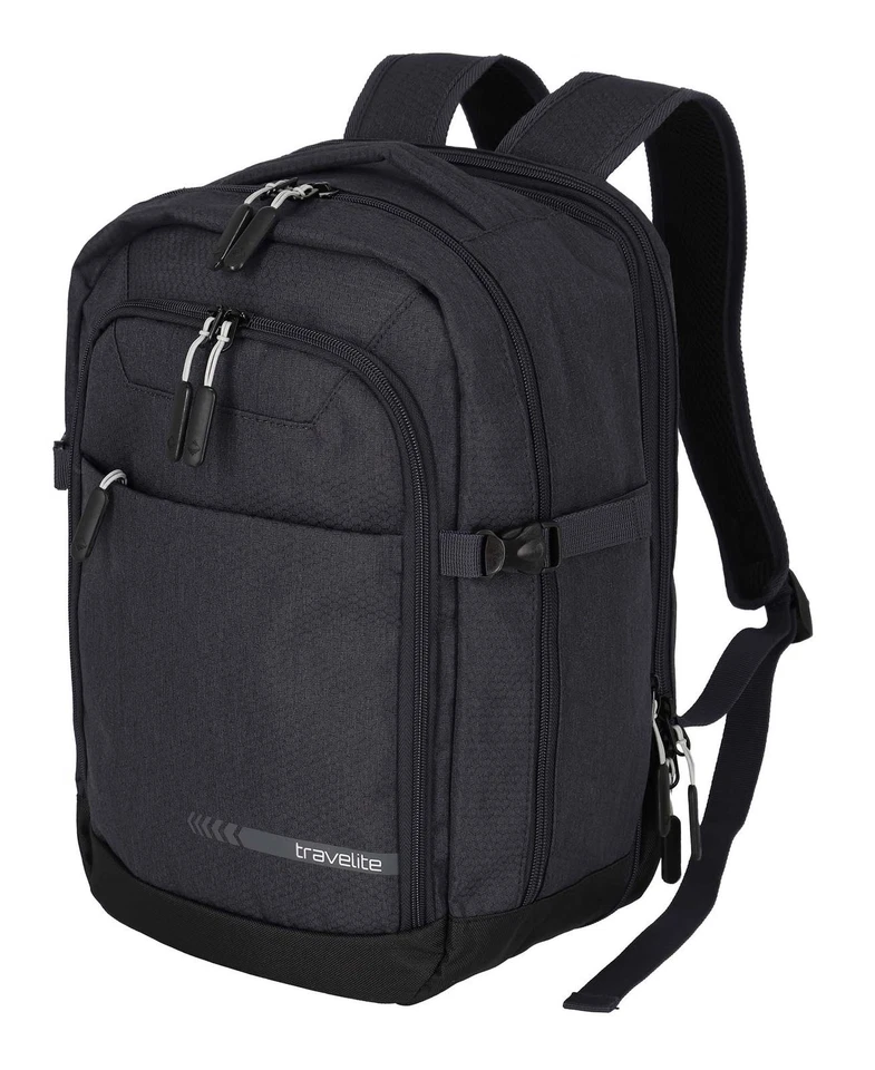 travelite Kick Off Cabin Backpack Rucksack Rucksack D'Anthrazit anthrazit Neu - Bild 2 von 4