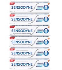 Pack of 6 Sensodyne Repair  Protect Sensitive Toothpaste with NOVAMIN 70g x6 