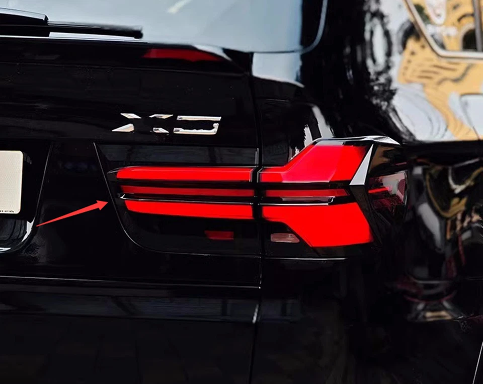 Наружные задние светодиодные стоп-сигналы и задние фонари из АБС-пластика для BMW X5 2007-2013 - Изображение 2 из 4