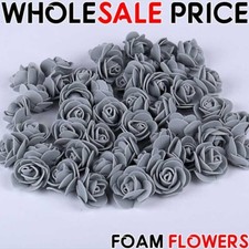 1000 Foam Mini Roses WHOLESALE Heads Buds Small Flowers Wedding Home Partys UK