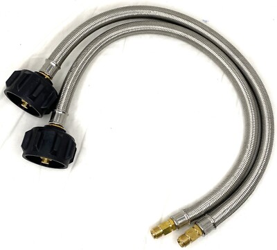 2 - 18'' Stainless Steel Braid Cylinder Connection Devices 0-80K BTU/HR 250 PSI