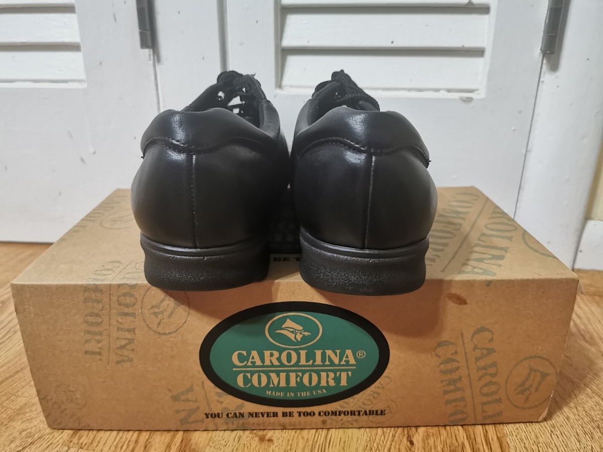 Carolina Black Leather Safety ESD Steel Toe Work Shoes 