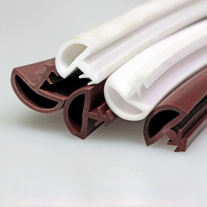 Wooden Door Seals Sealing Strips Rubber Frame Protect Gasket Draught  Excluder